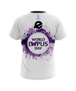 Alternative view of Ebonite World Lupus Cancer Awareness 2 CoolWick Bowling Jersey