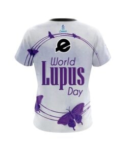 Alternative view of Ebonite World Lupus Cancer Awareness 3 CoolWick Bowling Jersey