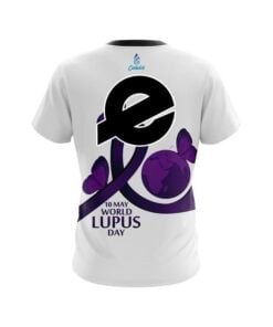 Alternative view of Ebonite World Lupus Cancer Awareness CoolWick Bowling Jersey