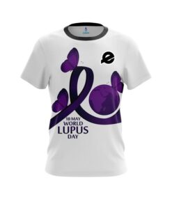 Ebonite World Lupus Cancer Awareness CoolWick Bowling Jersey