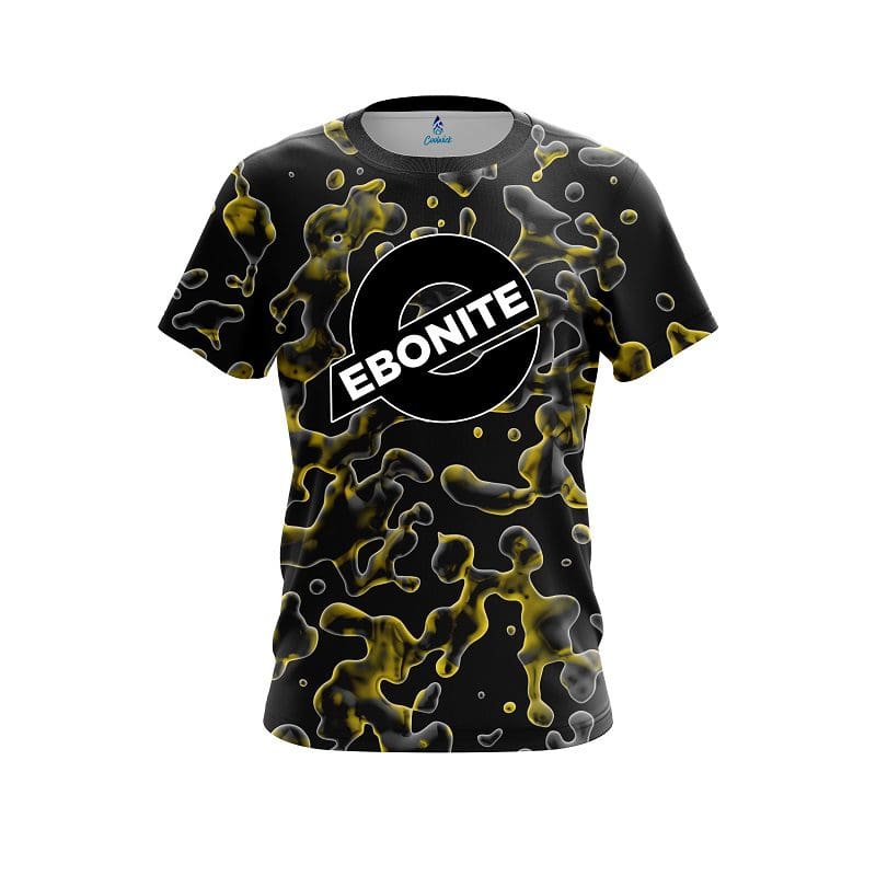 Ebonite Yellow Flowing Fluid CoolWick Bowling Jersey