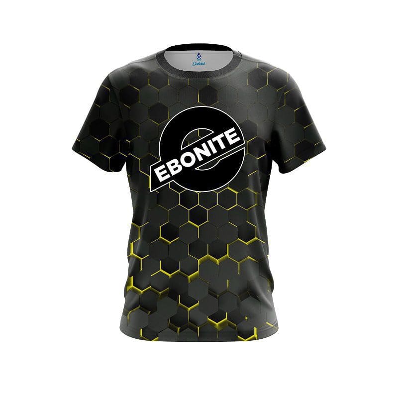 Ebonite Yellow Honeycomb Fusion CoolWick Bowling Jersey