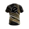 Ebonite Yellow Motion Swirl CoolWick Bowling Jersey - Image 2