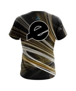 Alternative view of Ebonite Yellow Motion Swirl CoolWick Bowling Jersey