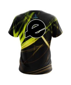 Alternative view of Ebonite Yellow Spiral CoolWick Bowling Jersey