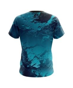 Alternative view of Plain Graphite Blue CoolWick Bowling Jersey