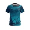 Plain Graphite Blue CoolWick Bowling Jersey