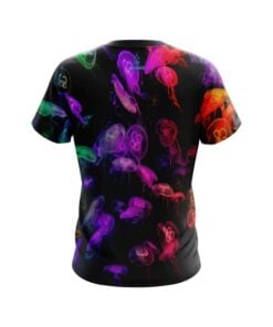 Alternative view of Plain Glowing Jellyfish CoolWick Bowling Jersey