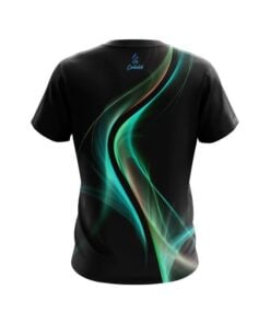 Alternative view of Plain Glowing Wave CoolWick Bowling Jersey