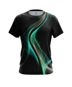 Plain Glowing Wave CoolWick Bowling Jersey
