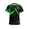 Plain Green Spiral CoolWick Bowling Jersey