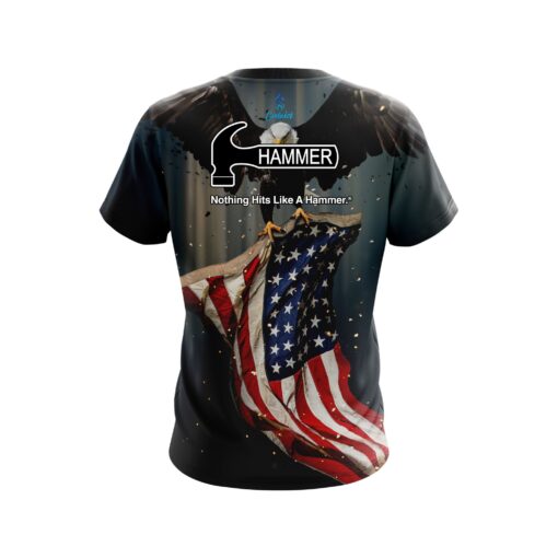 Hammer American Eagle CoolWick Bowling Jersey - Image 2