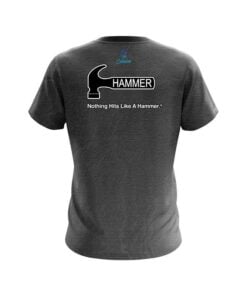 Alternative view of Hammer Black Grunge Canvas CoolWick Bowling Jersey