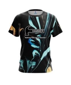 Hammer Blue and Gold Resin CoolWick Bowling Jersey