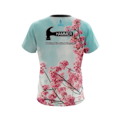 Hammer Cherry Blossom CoolWick Bowling Jersey - Image 2