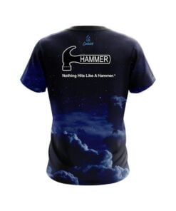 Alternative view of Hammer Cloudy Night CoolWick Bowling Jersey