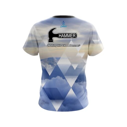 Hammer Diamond Clouds CoolWick Bowling Jersey - Image 2