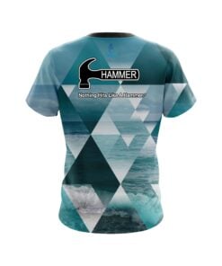 Alternative view of Hammer Diamond Waves CoolWick Bowling Jersey