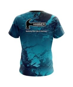 Alternative view of Hammer Graphite Blue CoolWick Bowling Jersey
