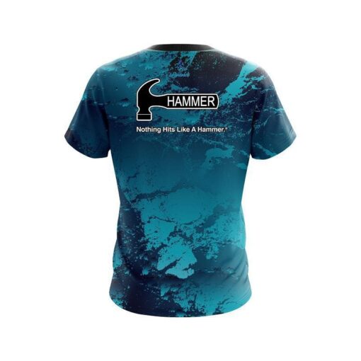 Hammer Graphite Blue CoolWick Bowling Jersey - Image 2