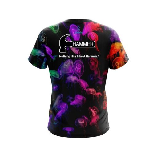 Hammer Glowing Jellyfish CoolWick Bowling Jersey - Image 2