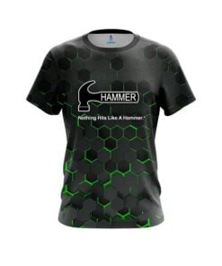Hammer Green Honeycomb Fusion CoolWick Bowling Jersey