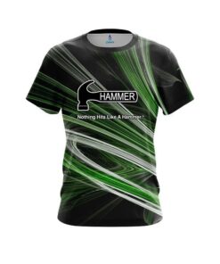 Hammer Green Motion Swirl CoolWick Bowling Jersey