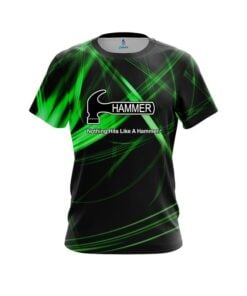 Hammer Green Spiral CoolWick Bowling Jersey