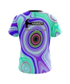 Alternative view of Hammer Hypnotic Swirl CoolWick Bowling Jersey