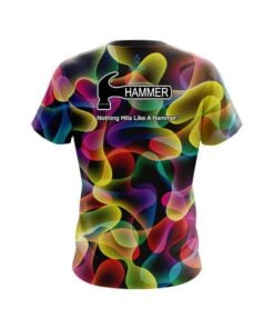 Alternative view of Hammer Multi Color Lava CoolWick Bowling Jersey
