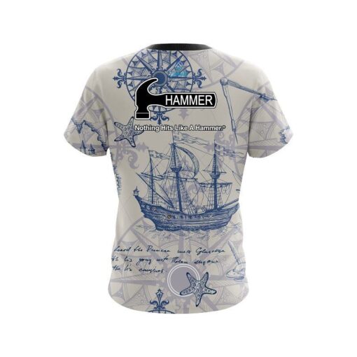 Hammer Nautical Navigation CoolWick Bowling Jersey - Image 2