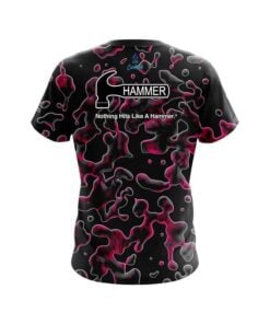 Alternative view of Hammer Pink Flowing Fluid CoolWick Bowling Jersey