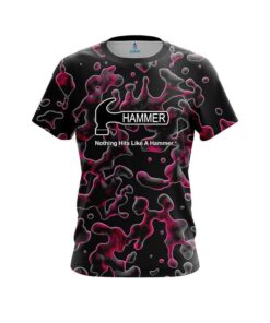 Hammer Pink Flowing Fluid CoolWick Bowling Jersey