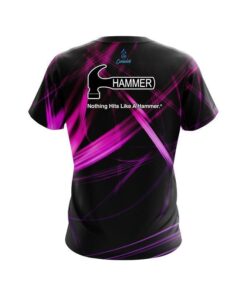 Alternative view of Hammer Pink Spiral CoolWick Bowling Jersey