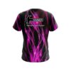 Hammer Pink Spiral Waves CoolWick Bowling Jersey - Image 2