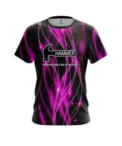 Hammer Pink Spiral Waves CoolWick Bowling Jersey