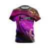 Hammer Magenta Gold Liquid Marble CoolWick Bowling Jersey