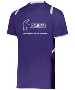 Hammer Unreal Purple White Men’s Coolwick Bowling Dri-Fit