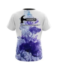 Alternative view of Hammer Purple ink Splash CoolWick Bowling Jersey