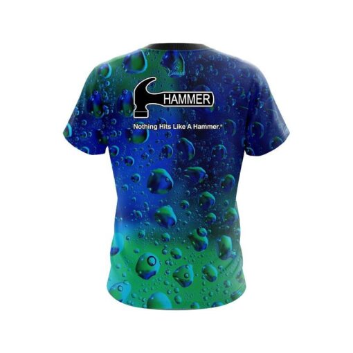 Hammer Rain Drop CoolWick Bowling Jersey - Image 2