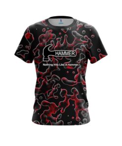 Hammer Red Flowing Fluid CoolWick Bowling Jersey