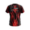 Hammer Red Spiral Waves CoolWick Bowling Jersey - Image 2