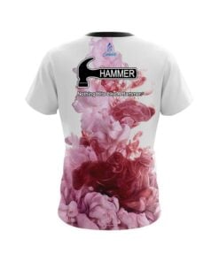 Alternative view of Hammer Red ink Splash CoolWick Bowling Jersey