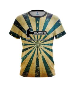 Hammer Retro Grunge 2 CoolWick Bowling Jersey