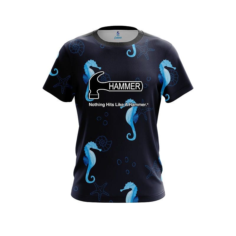Hammer Underwater Seahorse CoolWick Bowling Jersey