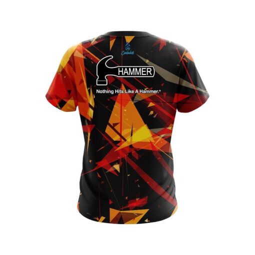 Hammer Shattered Shapes CoolWick Bowling Jersey - Image 2