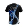Hammer Smokey Blue Wave CoolWick Bowling Jersey - Image 2