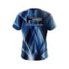Hammer Wavy Blue Swirl CoolWick Bowling Jersey - Image 2