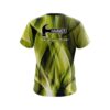 Hammer Wavy Yellow Swirl  CoolWick Bowling Jersey - Image 2