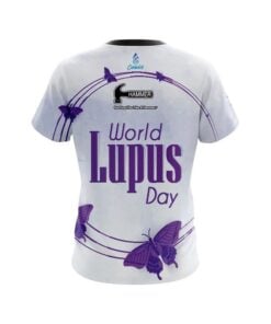 Alternative view of Hammer World Lupus Cancer Awareness 3 CoolWick Bowling Jersey